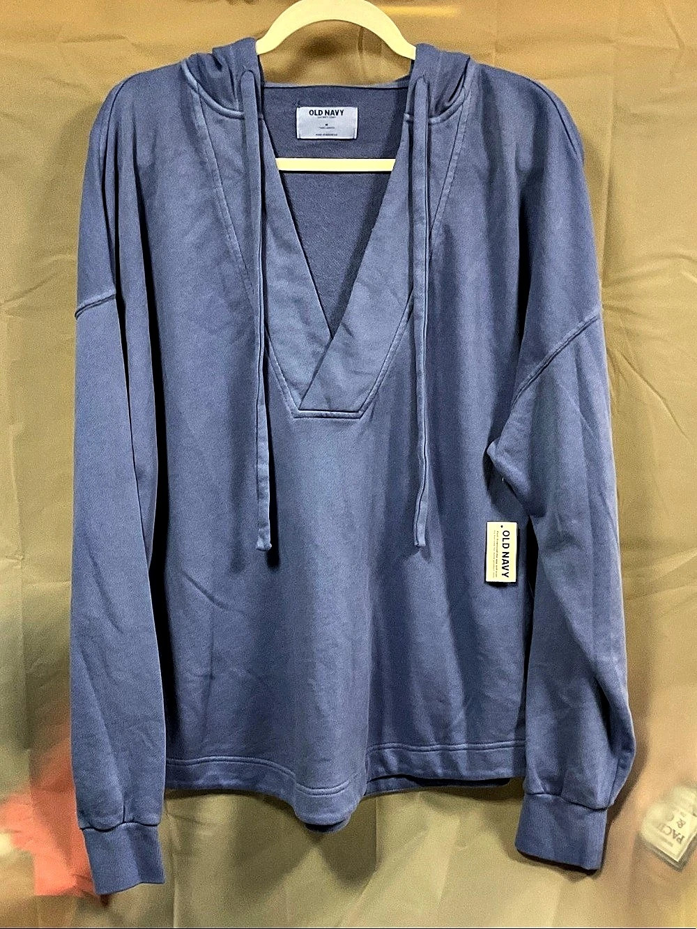 Old Navy SoComfy Oversized Tunic Hoodie Sweatshirt Blue